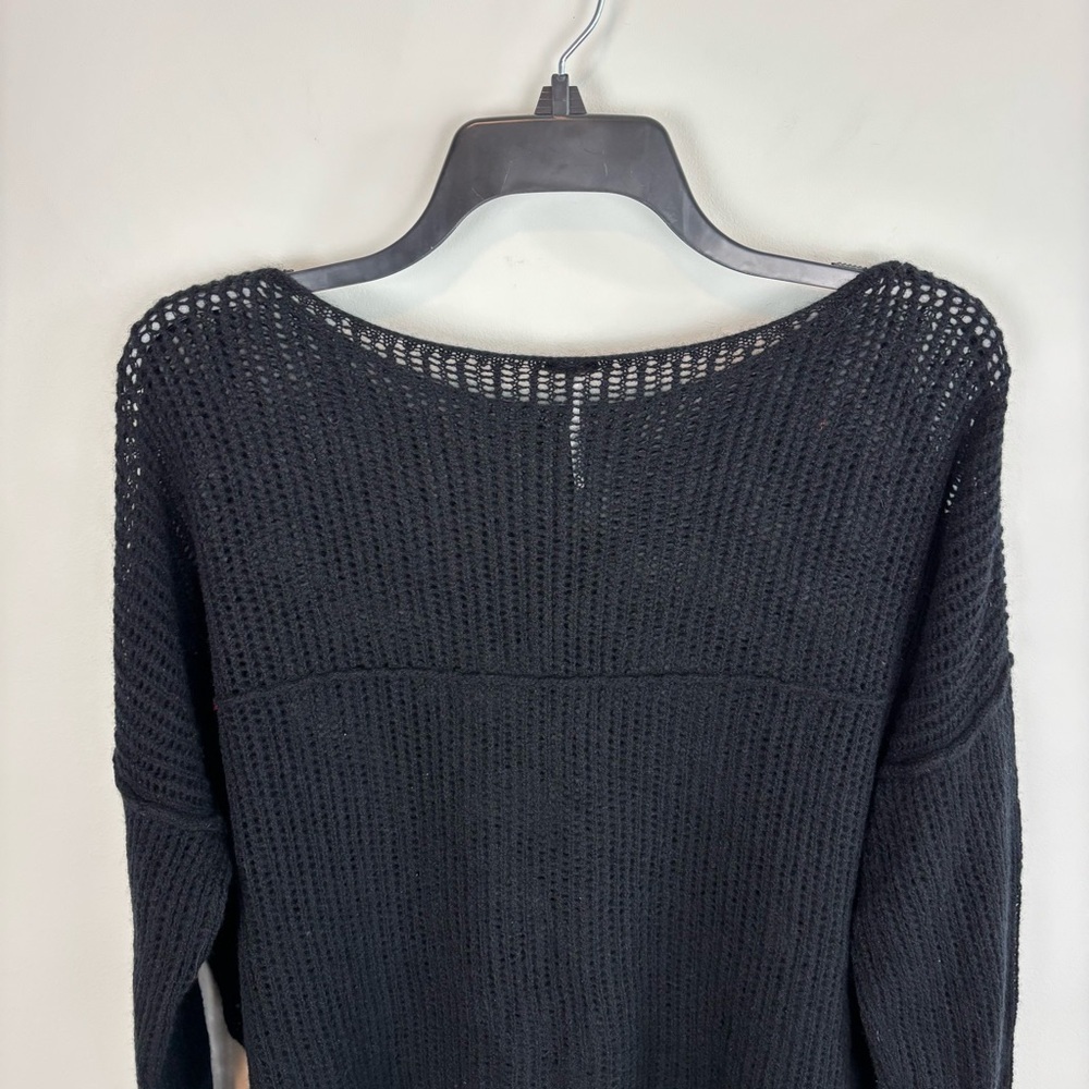 Free People Wednesday Cashmere Sweater in Black Size S - Picture 7 of 11
